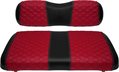 Vista 16 de Fundas de asiento delantero para carrito de golf para Yamaha Drive 2007-2016/Drive 2 2017+ Cojín de asiento universal OEM delantero, fundas de Negro