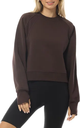 Vista 83 de Design by Olivia Sudadera básica suave y cómoda de cuello redondo para mujer, ropa de otoño