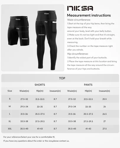 Vista 6 de Niksa Paquete de 5 pantalones cortos de compresión para hombre, ropa interior de compresión de elastano, pantalones cortos para correr