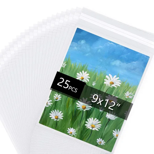 Vista 12 de Falling in Art Bolsas de plástico transparentes con sello de cristal sin ácido de 1.496 mil (un solo lado) para impresiones de arte de 5x7, fotos, 5