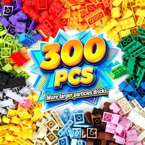 Vista 13 de Placas base clásicas compatibles con ladrillos y placas base, juego combinado de base de construcción de 10 x 10 pulgadas y 10 x 5 pulgadas, placas