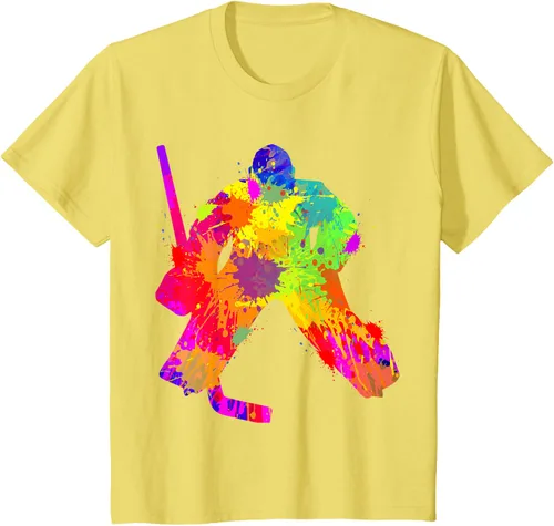 Vista 54 de Camiseta de hockey de hockey sobre hielo, Negro