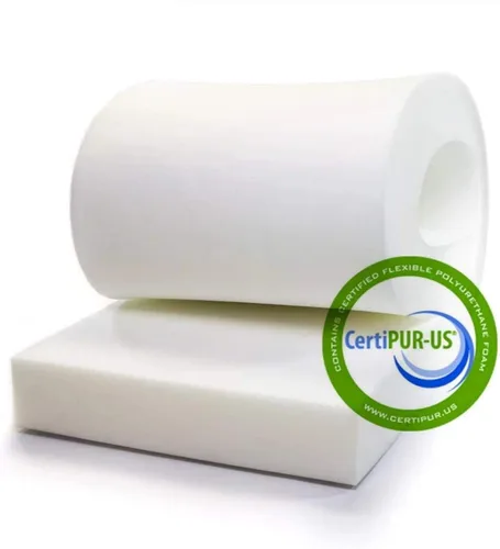 Vista 13 de Isellfoam Cojín de espuma para tapicería de alta densidad, 2 pulgadas de alto x 22 pulgadas de ancho x 80 pulgadas de largo (firme) 46ILD, espuma