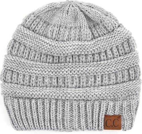 Vista 484 de C.C Trendy Warm Chunky Soft Stretch Cable Knit Beanie