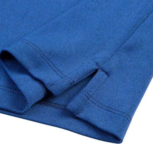 Vista 8 de PGM Polera polo de manga larga para hombre de algodón ajustado diseño básico primavera 2023