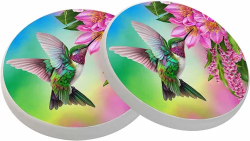 Vista 33 de oFloral Juego de 2 posavasos de calavera para bebidas, diseño de rosas, flores, cultura popular, festivales, tazas, individuales para decoración