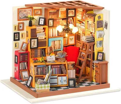 Vista 8 de Rowood Kit de Casa en Miniatura, Kits de Casa de Muñecas en Miniatura de Invernadero DIY para Adultos, Miniaturas de Mayberry Street, Artesanías