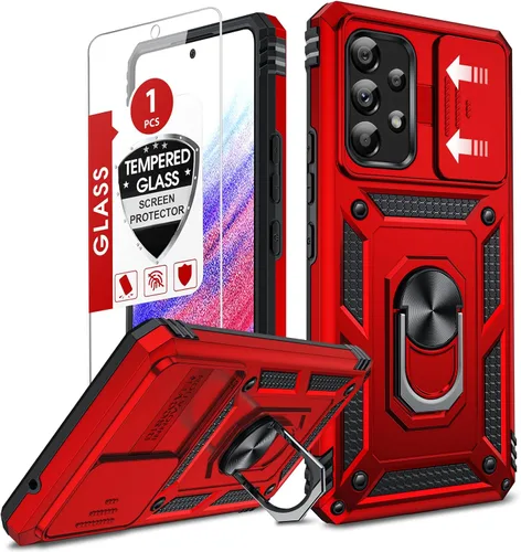 Vista 95 de LeYi Funda para Moto G Stylus 2022 4G (no compatible con 5G), funda para Moto G Stylus con 2 protectores de pantalla, funda protectora de grado Oro