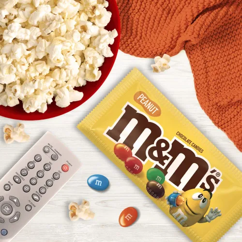 Vista 9 de M&M'S Caramelo de maní, bolsa de cacahuetes de chocolate con leche, 1.74
