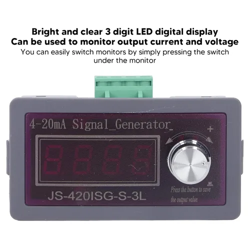 Vista 4 de Generador de 4 20mA, 4 20mA 0 10V Generador de voltaje de corriente con AMP y simulador analógico de voltaje de corriente de voltaje para ajuste