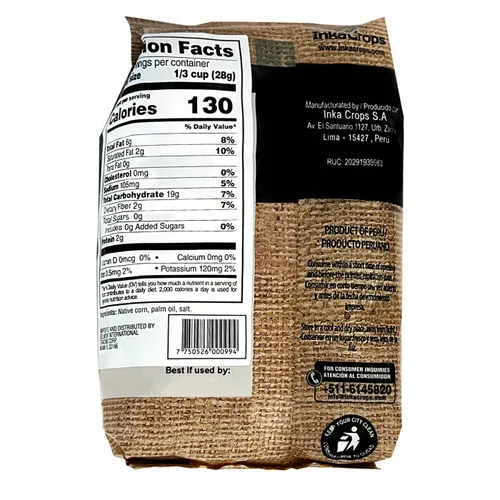 Vista 3 de Inka Crops Maiz Nativo (Maíz Nativo) 6.34 oz