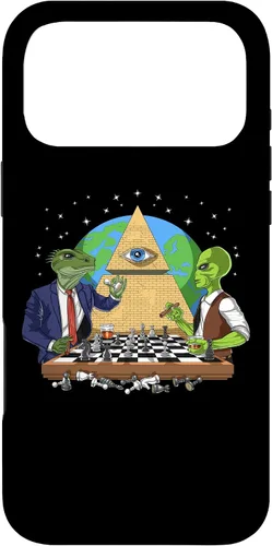 Vista 21 de Funda para iPhone 14 Pro Alien Illuminati Conspiracy Theory All Seeing Eye Aliens