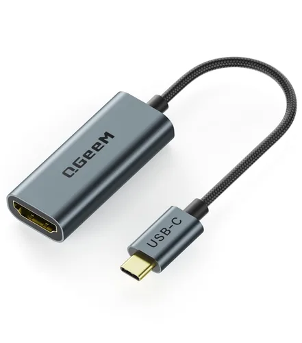 Vista 7 de QGeeM - Adaptador USB C a HDMI, cable adaptador 4K USB tipo C a HDMI [compatible con Thunderbolt 3/4], adaptador HDMI para portátil MacBook Pro/Air