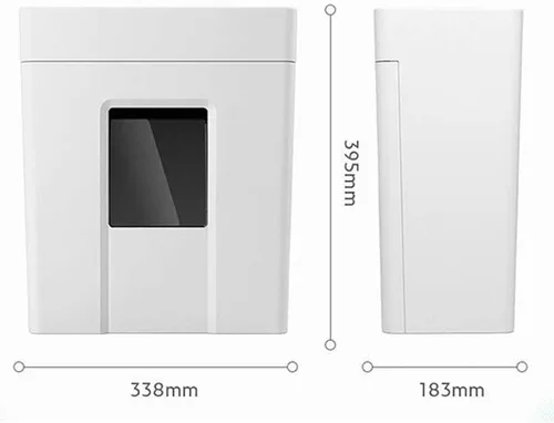Vista 2 de Professional Grade High Security 12-Sheet Micro-Cut Paper/CD and Credit Card/Office Supplies Chippers Shredder