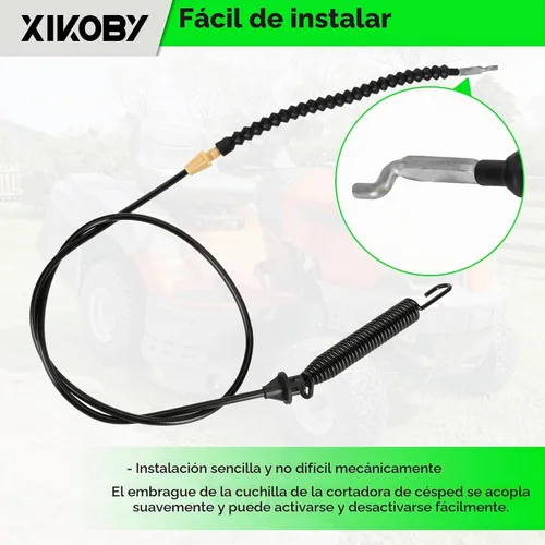 Vista 9 de 946-04173E - Cable de compromiso de cubierta compatible con Troy Bilt Pony Craftsman MTD Bolens para montar, cortacésped, tractor, máquina de patio