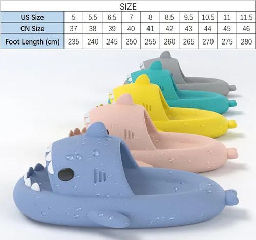 Vista 2 de Cloud Shark - Sandalias de verano con puntera abierta, antideslizantes, para la playa, piscina, ducha, secado rápido (8.5, negro)