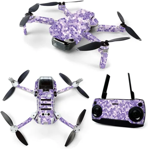 Vista 11 de MightySkins Skin para DJI Mavic Mini Drone Quadcopter portátil – Madera abstracta Cubierta protectora de vinilo duradera y única Fácil