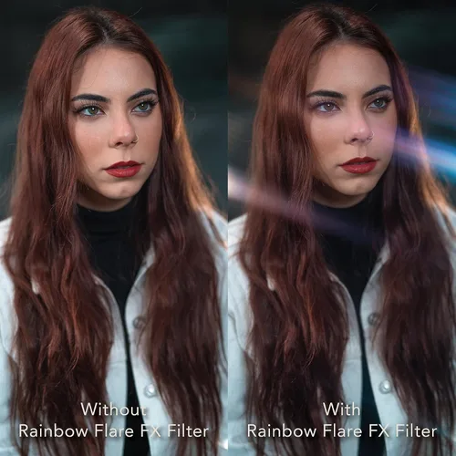 Vista 2 de Accesorios de lente de filtro de efectos especiales de película ancha de reflejo de arco iris