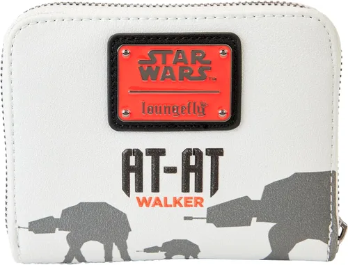 Vista 4 de Loungefly Star Wars billetera lenticular de at at at exclusiva, convención de verano