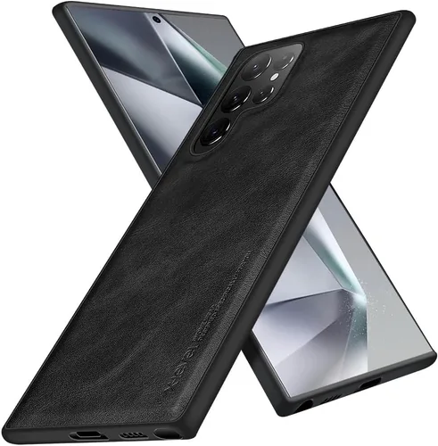 Vista 63 de X-level Funda para Samsung Galaxy Z Flip 6, delgada funda delgada de piel sintética para teléfono, TPU suave, a prueba de golpes, protección Negro