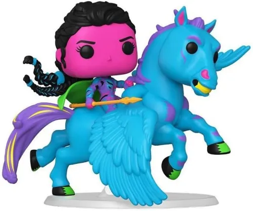 Vista 2 de Funko Pop! Marvel - Figura de vinilo de luz negra MCU Glow Toy (El vuelo de Valkyrie)
