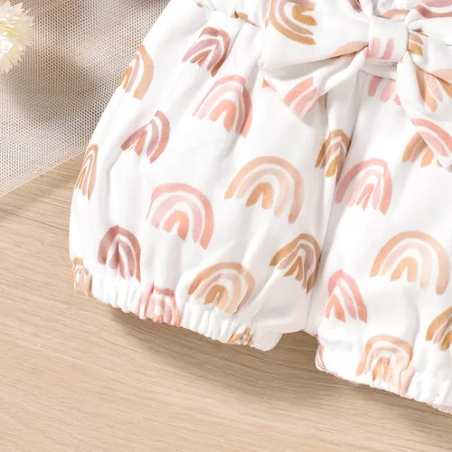 Vista 35 de Aalizzwell Conjunto de pantalones cortos para bebé recién nacido para el verano