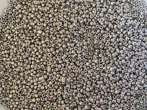 Vista 12 de Tamaño de las cuentas de semillas: 11/0 50 gr / 1.76 oz (ámbar plateado forrado)