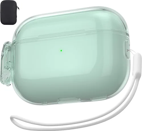 Vista 25 de Funda de protección contra caídas para AirPods Pro 2 con kit de limpieza B-Negro