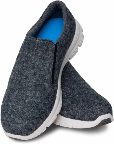 Vista 7 de Dr. Comfort Liam - Zapatos deportivos de lana para hombre, con inserciones de gel