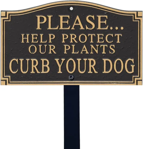 Vista 11 de SmartSign Designer Beware of Dog Placa/Marcador/Letrero con Estaca de 18 pulgadas de Alto Letrero de Metal de Aluminio de 5.75" x 9.5