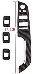Vista 2 de Cubierta del marco del interruptor de elevación de la ventana del coche ABS para BMW Serie 3 E90 E92 2005-2012 Accesorios de coche