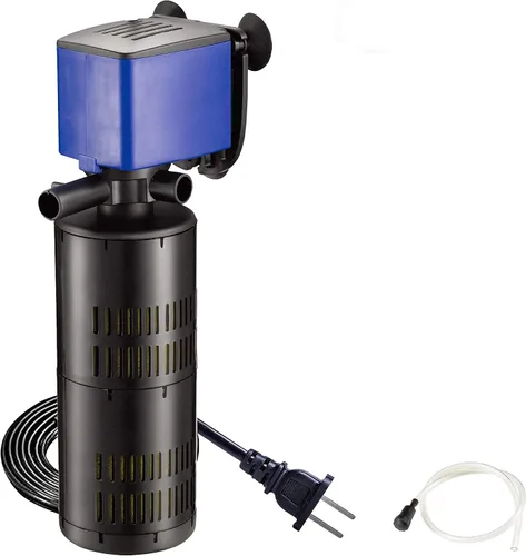 Vista 9 de Bomba sumergible Powerhead de 210 GPH - Bomba 3 en 1 para acuario con oxigenación, filtración y ciclismo de agua, elevación máxima de 3.3 pies, 15 W