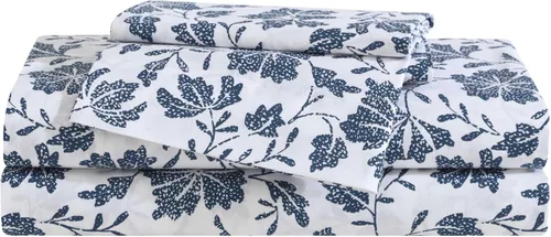 Vista 42 de Eddie Bauer - Juego de sábanas individuales, sábanas de percal de algodón, frescas y frescas, ideales para dormitorio
