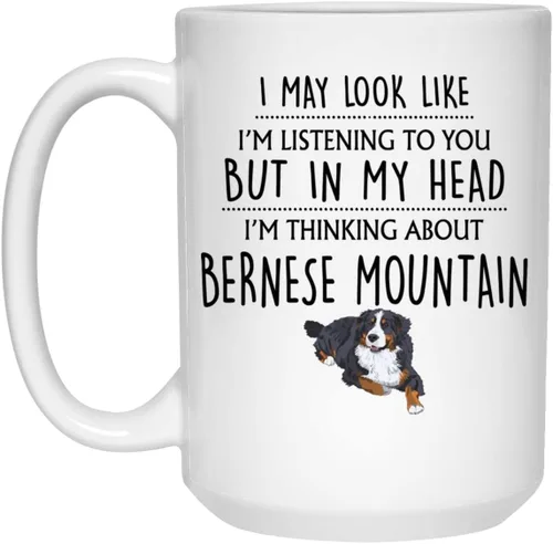 Vista 2 de Regalo de montaña bernesa, taza de montaña bernesa, regalos divertidos de montaña bernesa, amante de la montaña bernesa, regalos de montaña bernesa