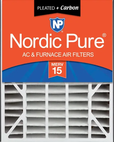 Vista 31 de Nordic Pure 20 x 25 x 5 (tamaño real: 19 3/4 x 24 1/4 x 4 7/8) Filtro de aire Air Bear Merv 8 de repuesto para reducción de olores de carbono puro