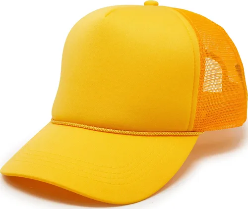 Vista 29 de Funky Junque Sombrero de camionero ligero Snapback de espuma de malla en Negro/Negro