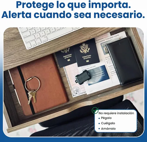 Vista 5 de Alarma con sensor de movimiento Wi-Fi Kini y alerta de manipulación - App, SMS y alertas de correo electrónico instantáneas, cajas fuertes