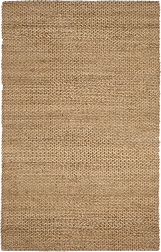 Vista 5 de SAFAVIEH Natural Fiber Collection - Alfombra decorativa de 3 x 5 pies, natural, hecho a mano, ideal para zonas de alto tráfico en entrada, sala