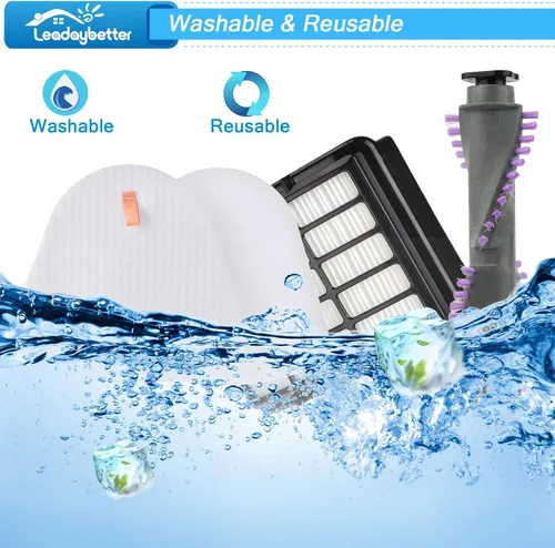 Vista 6 de Leadaybetter Filtro de rollo de cepillo de repuesto para Shark Navigator Lift Away NV350 NV351 NV352 NV356E S2 NV360 NV355 NV356 NV357 NV358
