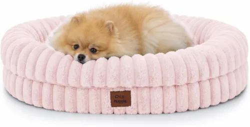 Vista 16 de Cama ortopédica para perro, funda lavable, sofá de piel Gris oscuro