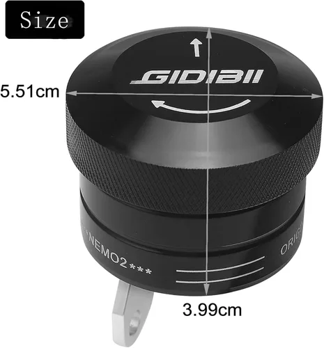 Vista 2 de Lubricador de Cadena Universal para Motocicleta, Engrasador Automático con Control Manual, Parte de Aceite para Moto (Negro)