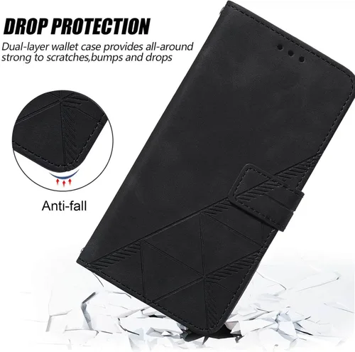 Vista 7 de Funda para Galaxy S20, ranuras para tarjetero, correa de muñeca, protección interior de TPU, soporte de piel sintética para Samsung S20 5G de 6.2