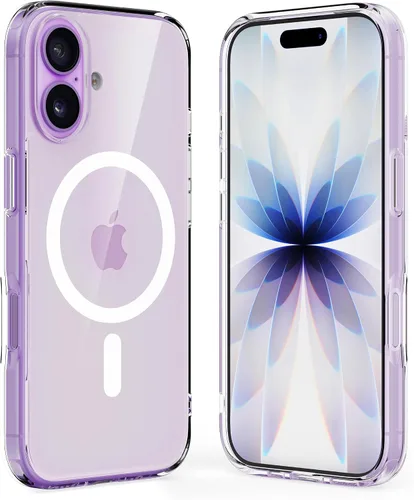 Vista 10 de Crystal Fit - Funda magnética transparente para iPhone 16, compatible con MagSafe, antiamarilleo, funda protectora delgada (para iPhone 16)