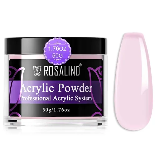 Vista 13 de Rosalind Polvo de uñas acrílico negro 50 g/1.76 oz – Polímero de cristal negro polvo de uñas para extensión acrílica, no necesita lámpara