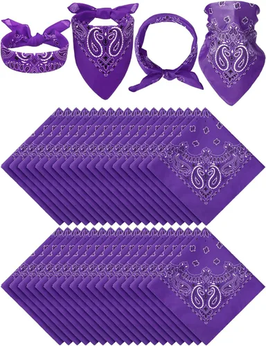Vista 27 de Unittype 36 bandanas de cachemira 1