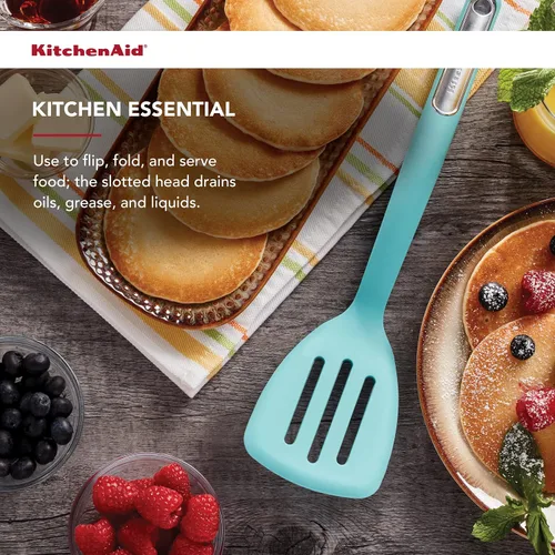 Vista 3 de KitchenAid Girador ranurado de silicona, Aqua Sky (paquete de 12)