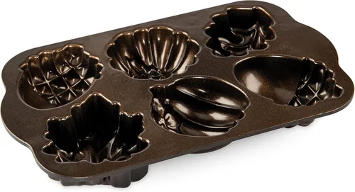 Vista 3 de Nordic Ware - Sartén para Delicias de Otoño, color bronce