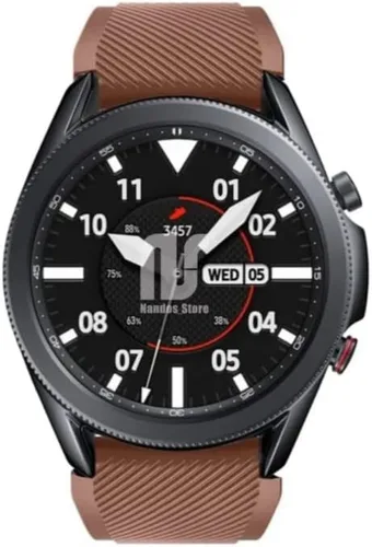 Vista 2 de Minggo - Correas para Samsung Gear S3 Frontier/Classic Watch, pulsera de silicona, correa deportiva, correa de repuesto, Coffee