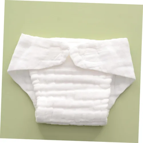 Vista 6 de 5 fundas de pañales de algodón lavables y reutilizables para niños y niñas, de alta absorción, suaves, transpirables, lavables a máquina, pañales s
