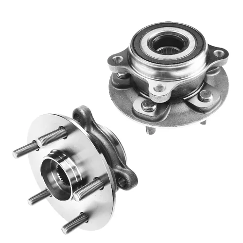 Vista 82 de Detroit Axle - Par de cojinetes de rueda delantera/trasera para Ford Edge 11-14, 09-19 Flex, 13-19 Police Interceptor Sedan, 14-18 Police Sedan